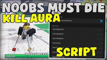 [OP] Roblox Noobs Must Die Best Script Kill Aura And Item Giver Pastebin 2025