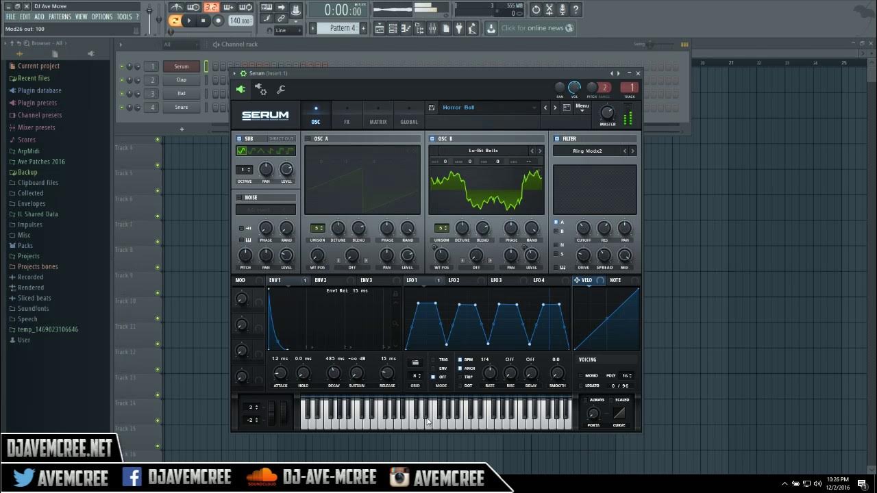 Как установить плагин фл 20. Серум vst. serum fl studio. serum plugin. серум плагин осцилляторы.