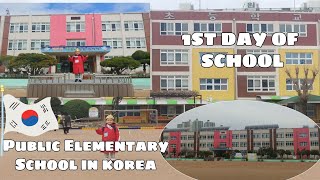 PUBLIC ELEMENTARY SCHOOL IN KOREA 1ST DAY OF SCHOOL 2021