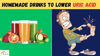 Homemade Drinks To Lower Uric Acid Levels Naturally |Gout |Diet |Treatment |Natural Remedies