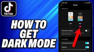 How To Get Dark Mode on TikTok (2025) - Easy Fix