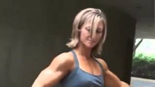 Female Bodybuilding And Fitness Strong Biceps