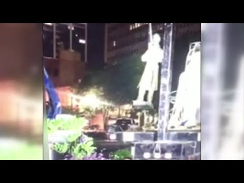Confederate statue removed