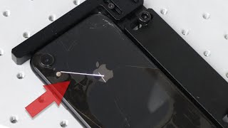 Smashed iPhone Repaired With Lasers! - iPhone XR Back Glass Replacment