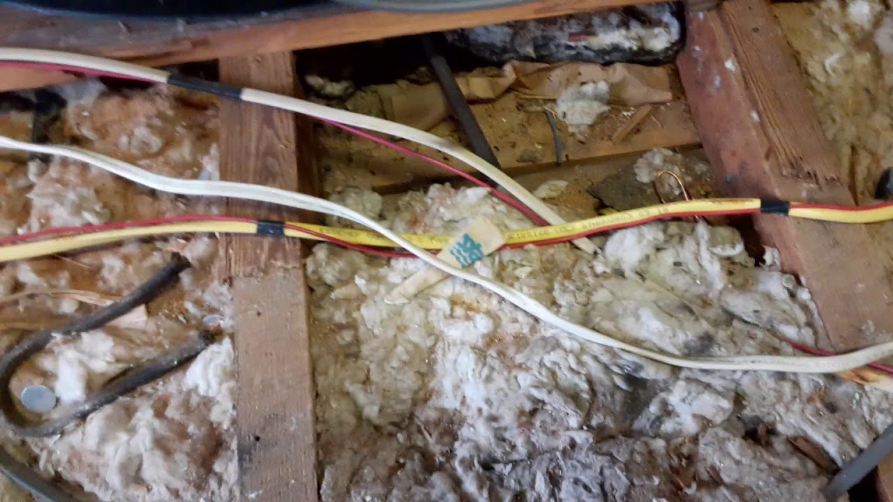 Attic wiring part 1 - YouTube