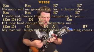 Video thumbnail of "Paint It, Black (The Rolling Stones) Mandolin Cover Lesson with Chords/Lyrics - Capo 1st"