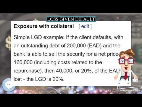 Loss given default ? BANKING & CREDIT TERMS ?