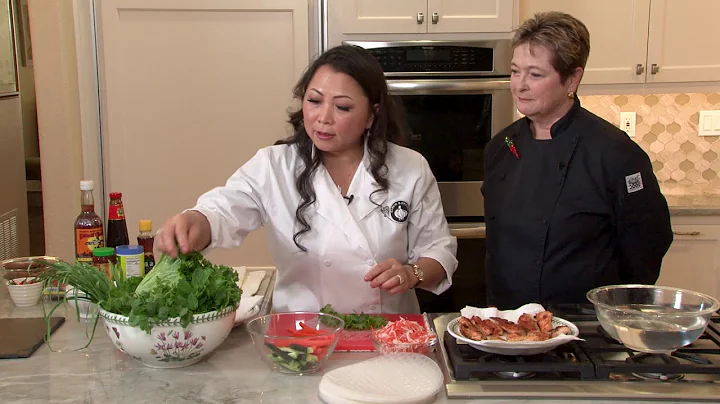 Kristin Nguyen Makes Salmon Spring Rolls