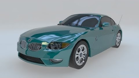 Maya Automobile Modeling 11: HDRI set up and Textures.