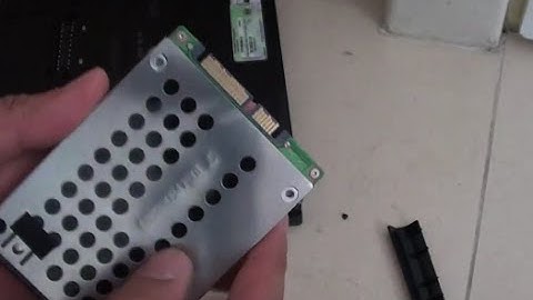 IBM ThinkPad R60: How to Remove / Replace Hard Drive