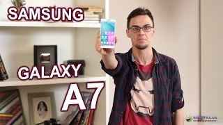 Samsung Galaxy A7: обзор смартфона(Цена и наличие: http://rozetka.com.ua/samsung_galaxy_a7_ds_white/p2004562/ Видеообзор Samsung Galaxy A7: Смотреть обзоры других смартфонов:..., 2015-02-13T07:00:00.000Z)