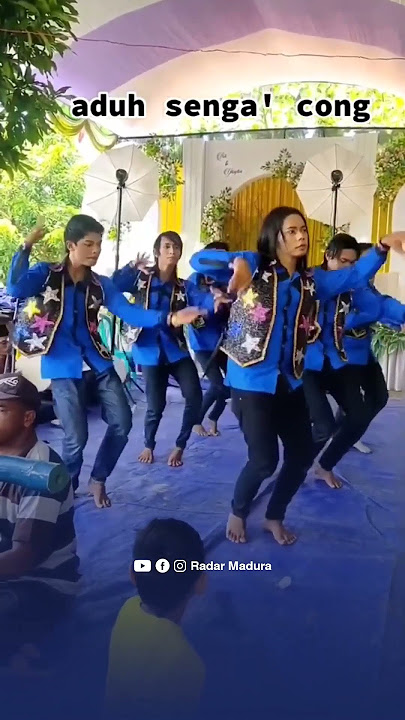 Tarian viral lagu aduh kaconk hadrah madura