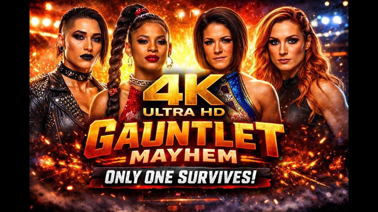 🔥 4K LIVE WWE 2K25 Gauntlet Chaos | AI vs AI – Only ONE Survives!