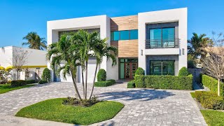 A direct intracoastal contemporary estate in Deerfield Beach asking $6,800,000 by Luxury Houses - American Homes 6,498 views 2 months ago 3 minutes, 17 seconds