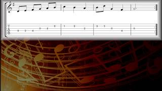 Video thumbnail of "Bach's Minuet in G Guitar Lesson"