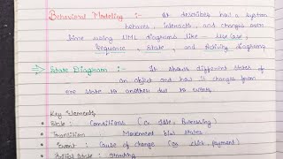 S.E Lec 15 || Behavioral Diagram ~ State, Interaction & Use-Case Diagram | OOP Concepts & Principles
