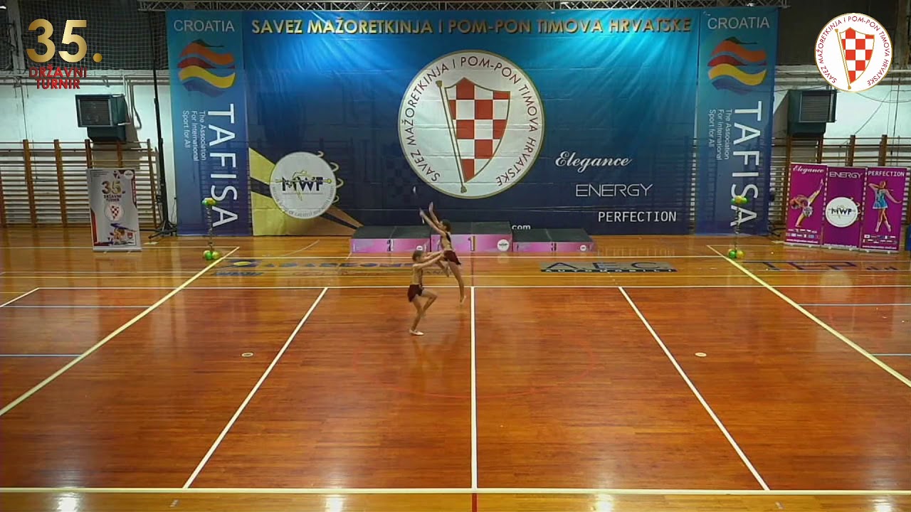 2020. SMPTH 35. DRŽAVNI TURNIR: DUO-TRIO ACROBATIC BATON JUNIORI, ZLATARBISTRIČKE MAŽORETKINJE