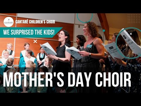 WE SURPRISED THE KIDS! Mother's Day Choir