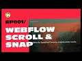 Scroll  snap full page sections with webflow and scrollify  tutorial