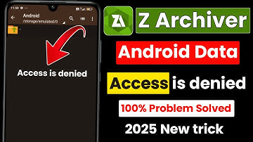 Zarchiver access is denied problem 2025 | How to fix zarchiver access is denied problem