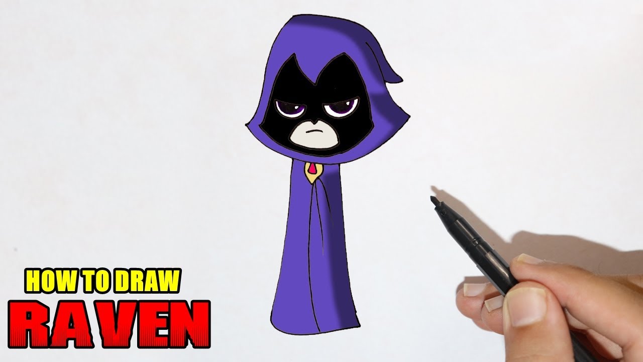 raven #teentitansgo #howtodraw #tutorial #ravena #comodesenhar #artis