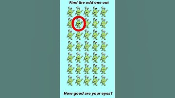 Find the odd one out - How fast can you find it #games  #gaming #shorts #puzzle