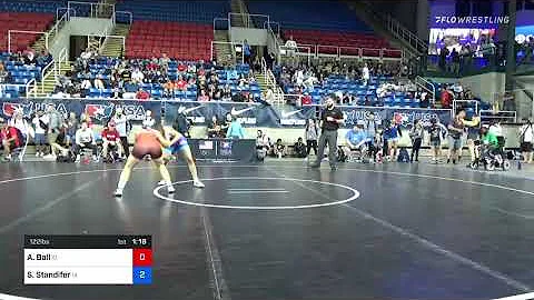 122 Lbs Consi Of 16 #1 - Addison Ball, Idaho Vs Si...
