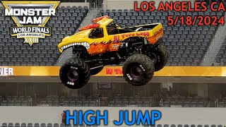Monster Jam World Finals XXIII Los Angeles CA - 2024, May 18th (High Jump) 4K 60fps