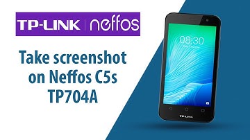 How to take screenshot on Neffos C5s TP704A?