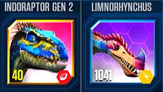 INDORAPTOR GEN 2 VS LIMNORHYNCHUS | HT GAME