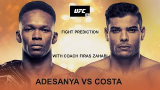 Israel Adesanya vs Paulo Costa 60\/40 win???