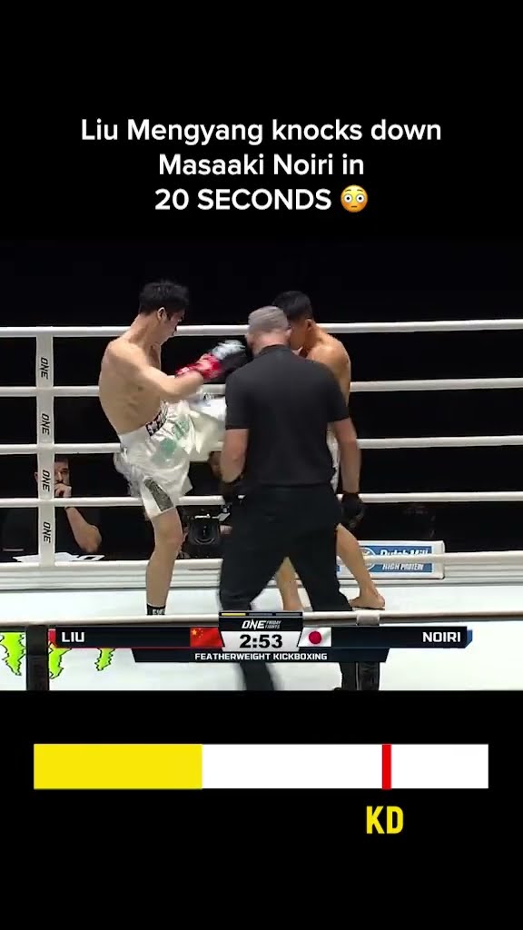 Starting STRONG ? Liu Mengyang drops Masaaki Noiri in the opening seconds of his ONE debut!