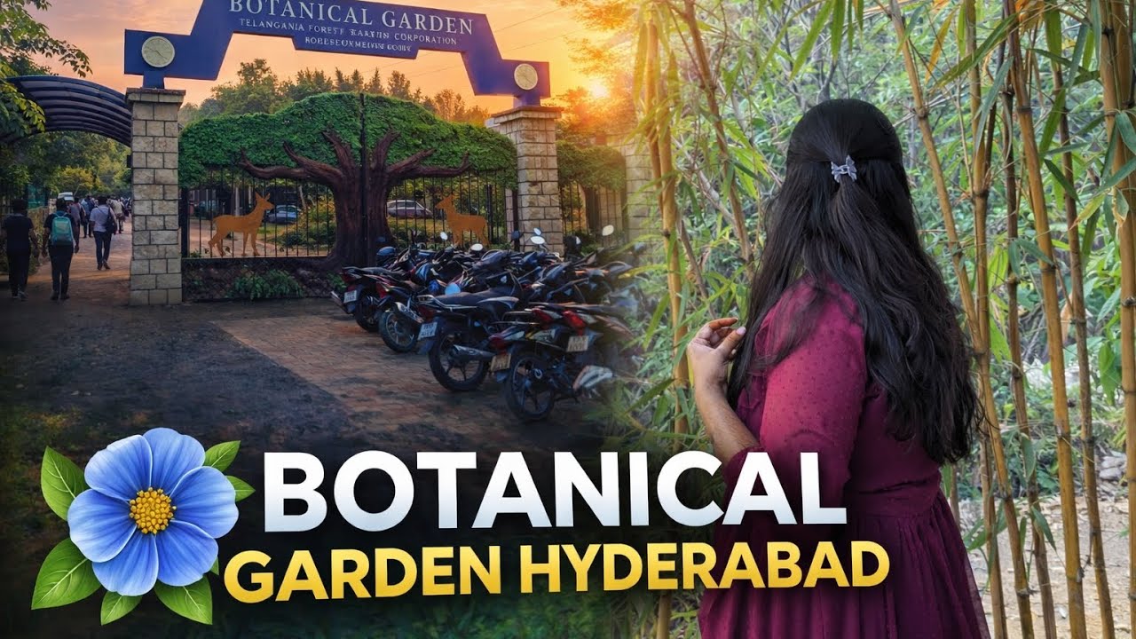 కొండాపూర్ బోటానికల్ గార్డెన్‌లో ప్రకృతి అందాలు 🌿🌸#కొండాపూర్ #హైదరాబాద్ #BotanicalGarden #ప్రకృతి