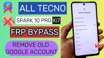 All Tecno Spark 10 Pro (Ki7) FRP Bypass || Remove Google Account New Method || 💯 Working Method 2024