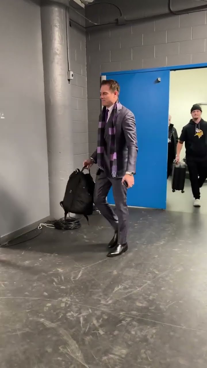 Kevin O'Connell Arrives at Ford Field for Sunday Night Football