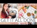 NEW⭐️ HOLIDAY PREP! COOK, CLEAN + GET IT ALL DONE #withme CHRISTMAS TRADER JOE'S Target DECOR haul