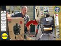 Lidl mini kamado unboxing  set up fast landmann grill chef bbq smoker