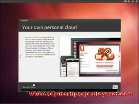 Cara install linux ubuntu 12.04 lts di komputer atau laptop