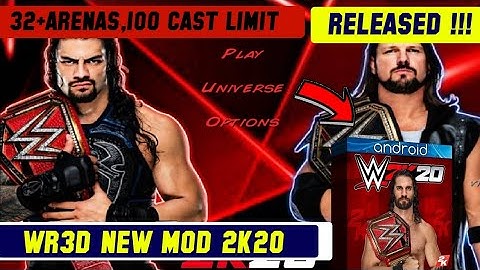 Wr3d new mod 2k20 || released !! || with 32+ arenas, 100 cast limit || 300+ textures