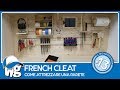 French cleat: come attrezzare una parete