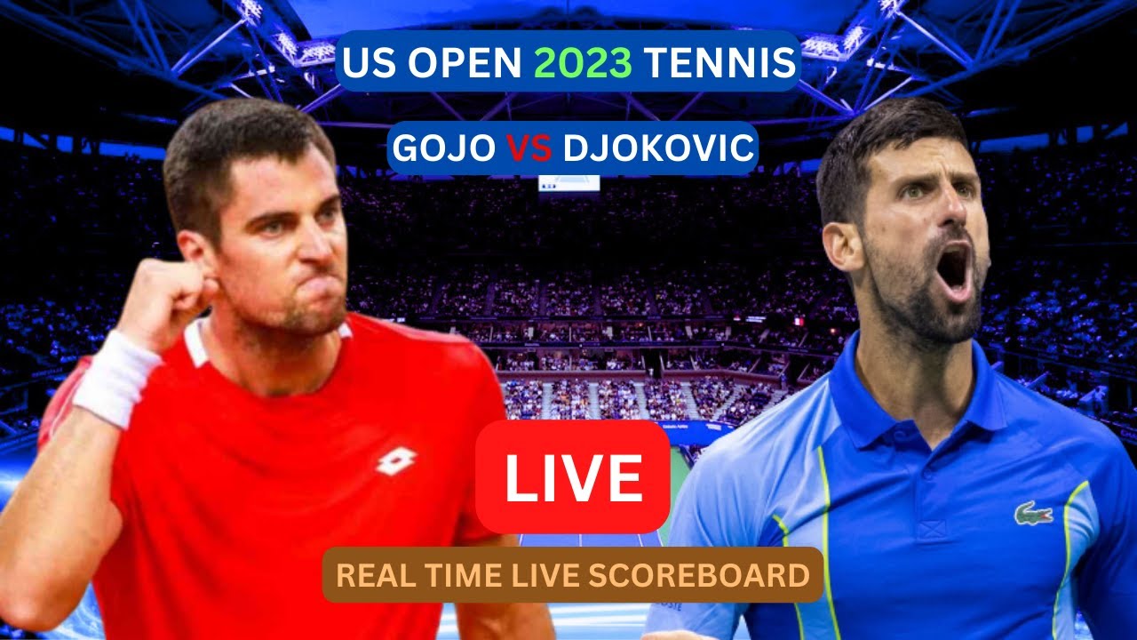 Novak Djokovic Vs Borna Gojo LIVE Score UPDATE Today 2023 US Open Tennis 1/8-Finals Game Sep 03 2023