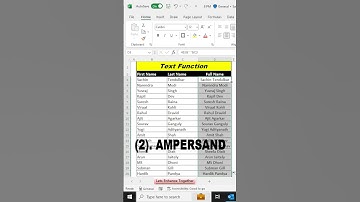 4 Ways to Combine Text | Excel Trick | Lets Enhance Together #excel #exceltips #exceltricks #shorts