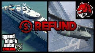 HOW TO REFUND IN GAME ITEMS ON GTA 5 ONLINE