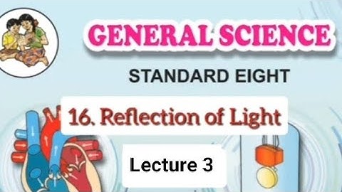 Class 8 General Science Lesson 16 Reflection of Light video 3