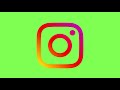 Instagram Icon - Logo Animated | Green Screen | Free Download | 4K 60 FPS!