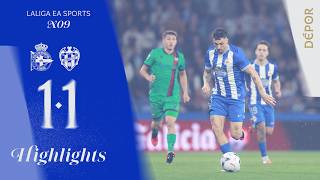 Resumen del RC Deportivo 1 - 1 Levante UD
