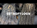 EASY 22” WAIST LENGTH INDIVIDUAL SOFT LOCS (Beginner Friendly)