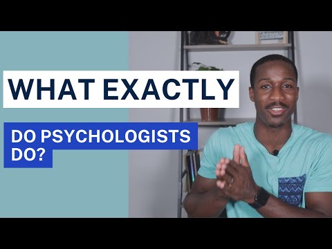 Videó: Mit csinál egy pszichológus?