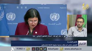 د. علاء أبو طه: السياسة الفلسطينية بالأمم المتحدة ليست عملاً منظمًا ولكنها تخضع للمزاج السياسي