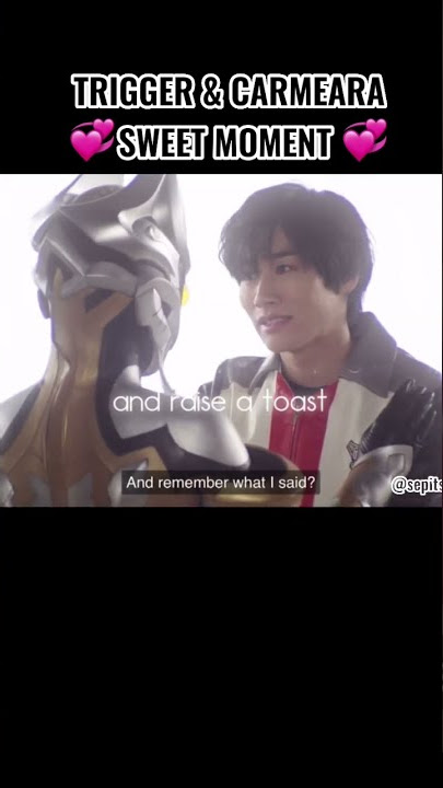 Trigger & Carmeara sweet moment  #ultraman #ultramantrigger #ultramandecker